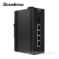 Scodeno Din-Rail Modalità singola Switch 5Ports 5Ports